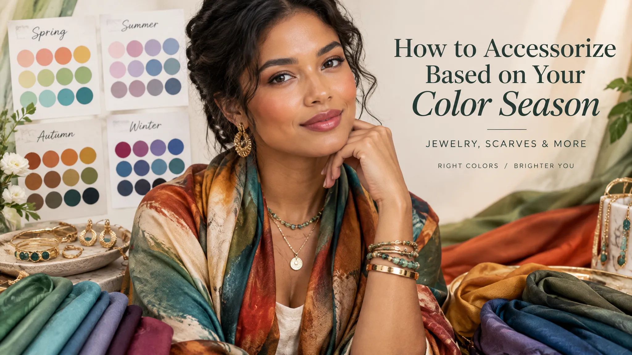 How to Accessorize Based on Your Color Season: Jewelry, Scarves & More