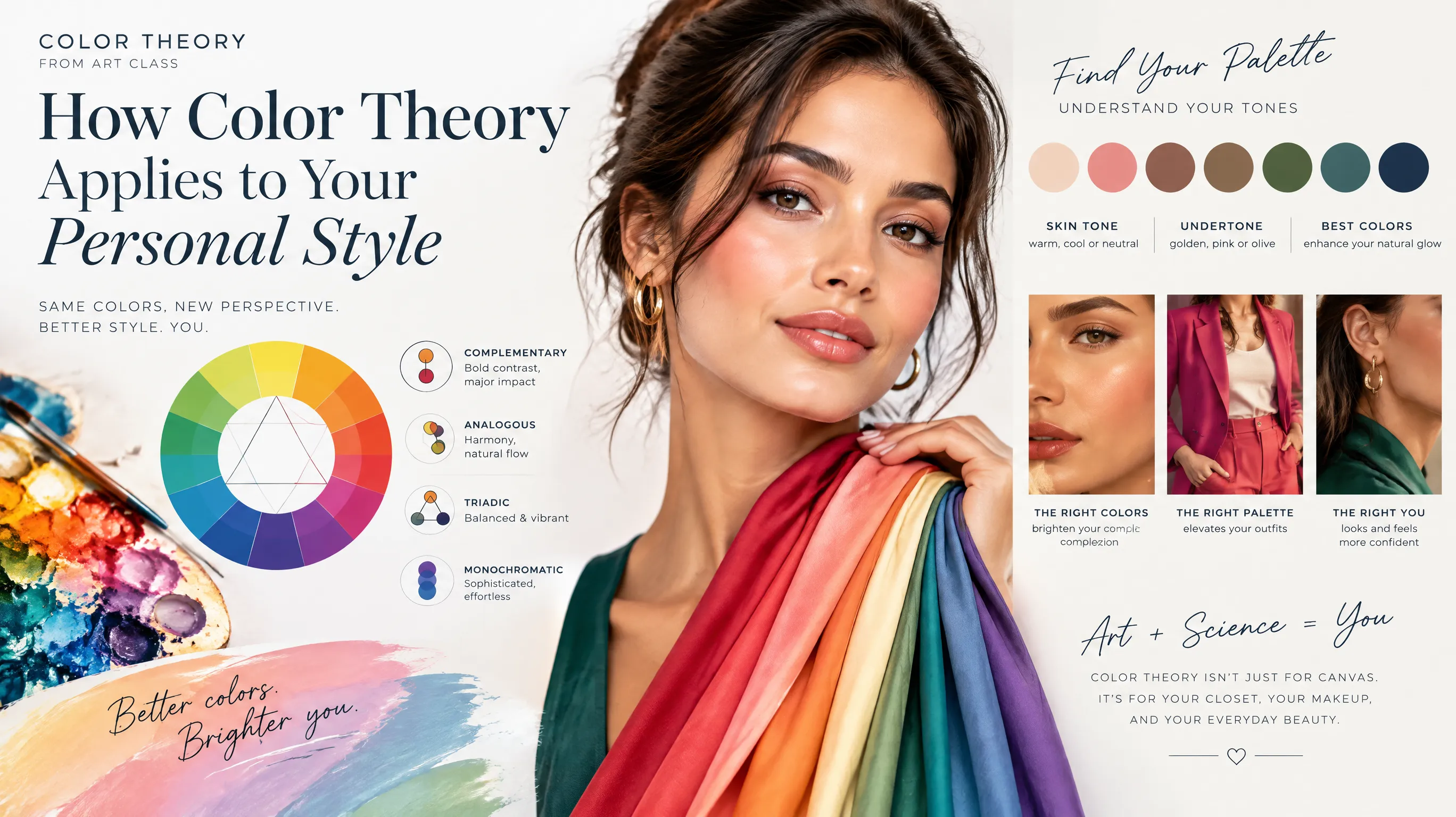 How Color Theory From Art Class Applies to Your Personal Style