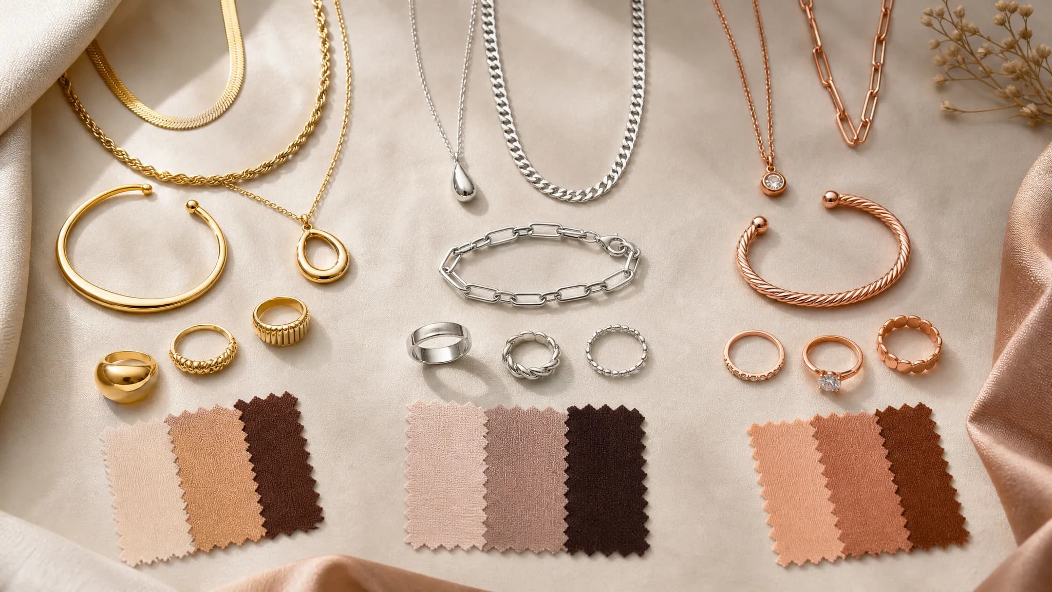 Gold, Silver, or Rose Gold? How to Choose Jewelry for Your Skin Tone