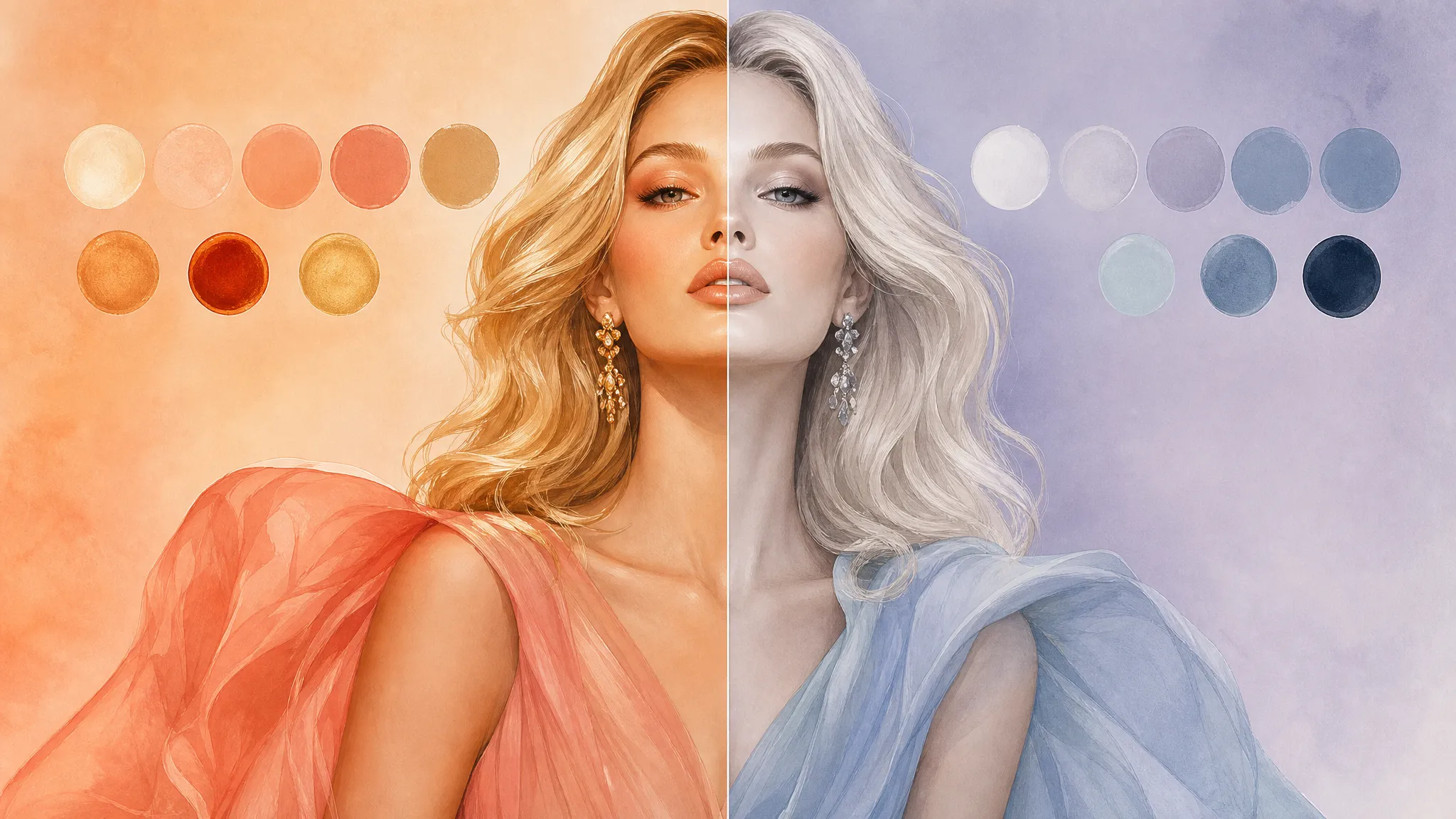 Transformaciones de color de celebridades: qué nos enseñan los antes y después de la alfombra roja sobre la estación de color