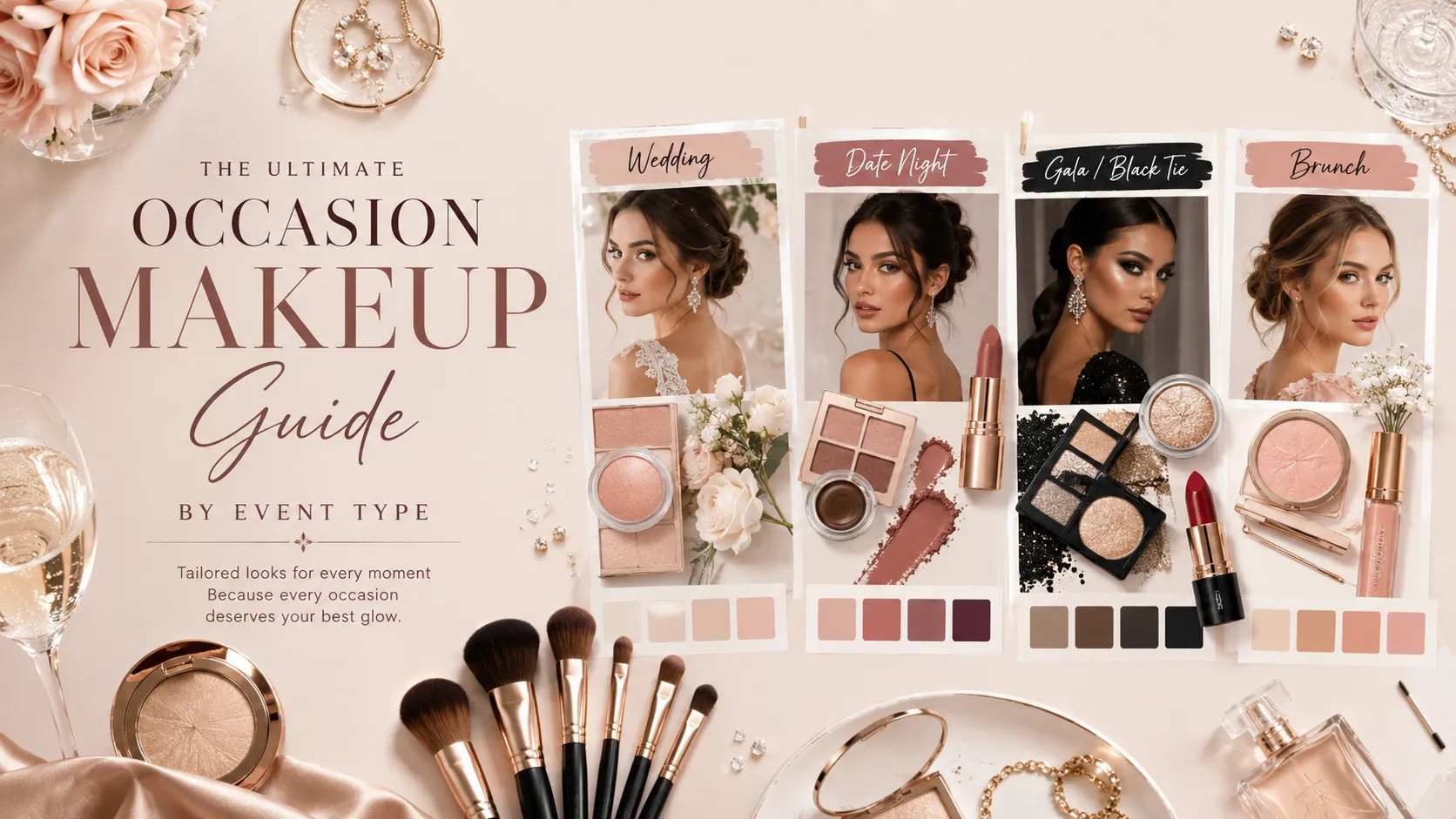Occasion Makeup Guide: The Right Look for Every Event