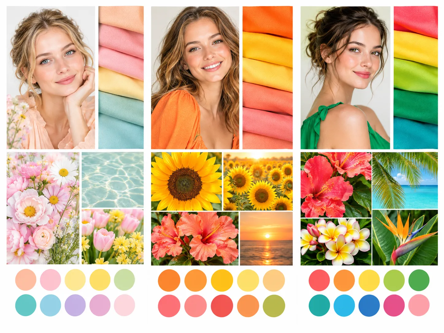 12-Season Color Cheat Sheet — Spring Seasons