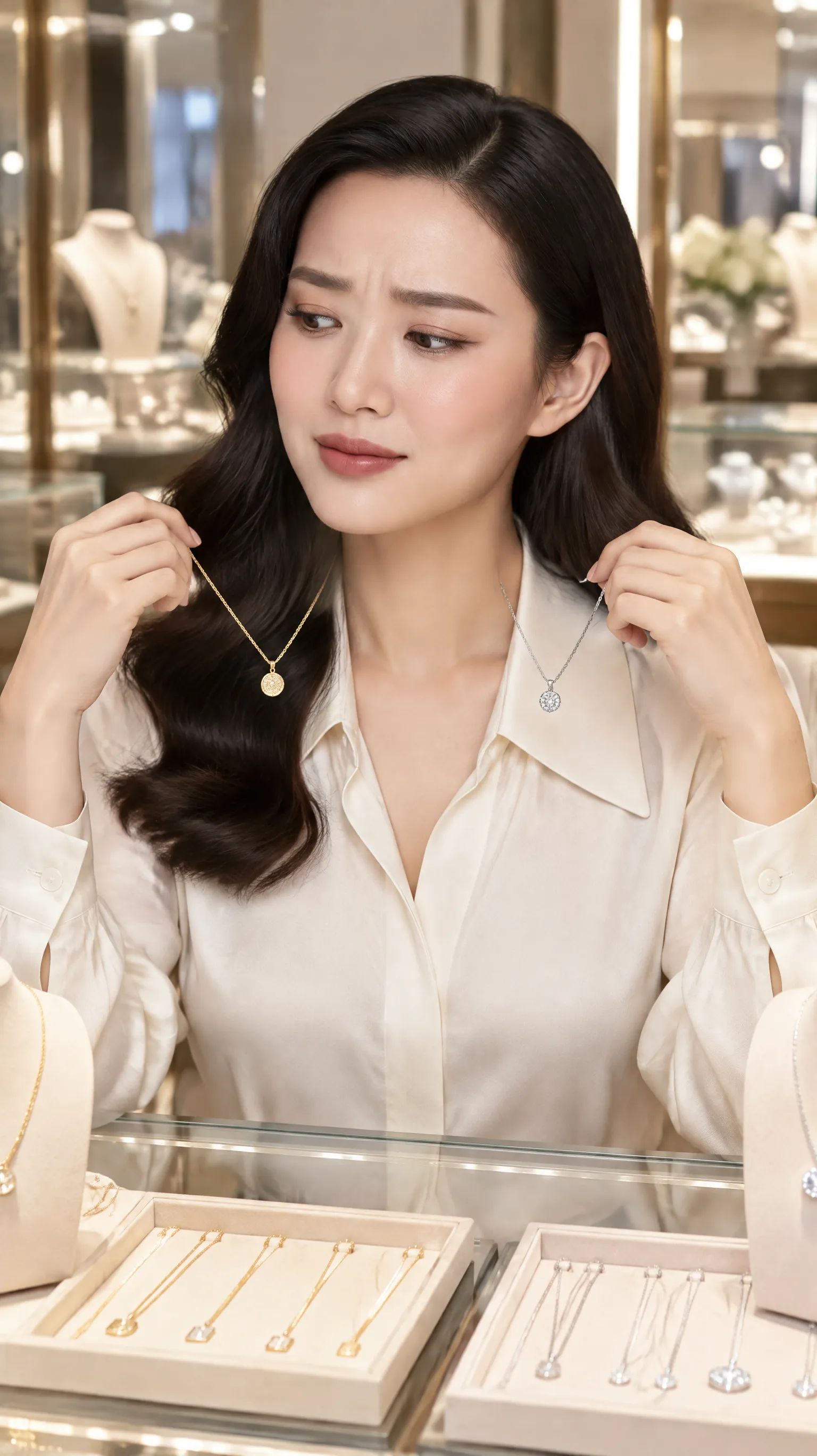 Jewelry Metal Guide before — Wrong Metal → Perfect Match