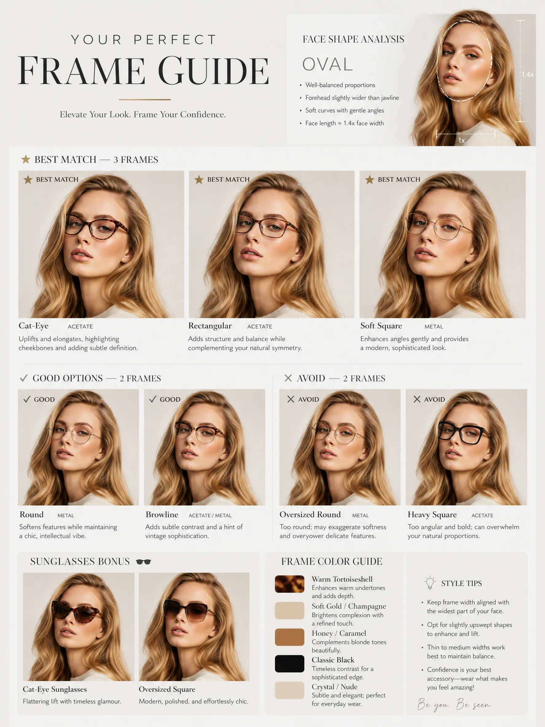 Glasses Frame Matching AI report — Wrong Frames → Perfect Fit